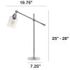 Vertically Adjustable Desk Lamp, Chrome