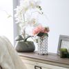 Elipse Crystal and Chrome 6.75 Inch Candle Holder