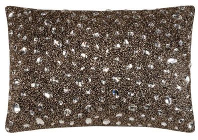 Aida Charcoal Velvet Pillow