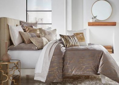 Arian Grey Velvet King Duvet Cover