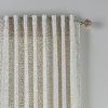 Aria White Gold Sheer Panel 54"x108"
