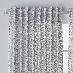 Aria White Silver Sheer Panel 54"x120"