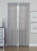 Aria White Silver Sheer 54"x108"