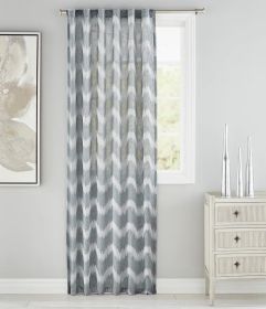 Aspen Blue Chevron Panel 54"x108"