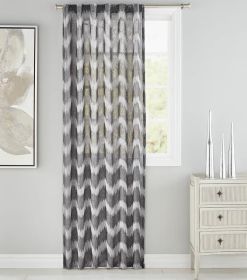 Aspen Grey Chevron Panel 54"x108"