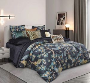 Borneo Black Jungle Queen Duvet