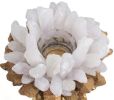 Home Decor Grace Quartz Candle Holder