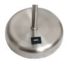 Stick Lamp with USB charging port and Fabric Shade 2 Pack Set, Gray