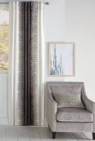 Kenzo Ivory And Charcoal Panel 54"x120"