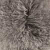 Luna Light Gray Fur Lumbar Pillow