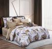 Mori Queen Ivory Modern Abstract Duvet