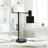 Mid Century Modern Metal Table Lamp, Black
