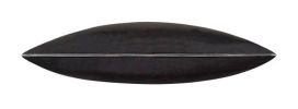 Noah Black Silver Velvet Pillow