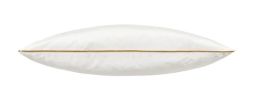 Noah White Gold Velvet Pillow