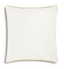 Noah White Gold Velvet Pillow