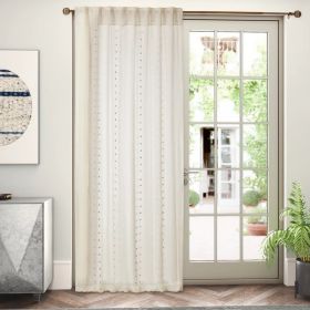 Nova Ivory And Silver Panel 54"x120"