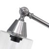 Vertically Adjustable Desk Lamp, Chrome