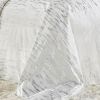 Zilar Queen White Velvet Duvet