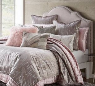 Zilar King Grey Velvet Duvet