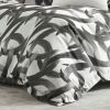 Ziya Queen Black Brushstroke Duvet