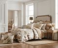 Ziya Queen Gold Brushstroke Duvet
