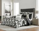 Ziya Queen Black Brushstroke Duvet