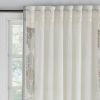 Zuri Ivory Silver Linen Panel 54"x96"