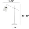 Vertically Adjustable Desk Lamp, White