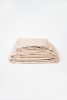 Omne Sleep 4-Piece Bamboo Rayon Full Size Sheet Set Khaki