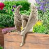 1pcs Love Angle With Wings Sculpture Ornament  Pure White