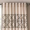Ory Wheat Colored Cotton Linen Panel 54"x120"