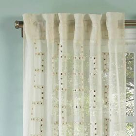 Lilly White Linen Panel 54"x120"