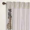 Nova Ivory Silver And Gold Panel 54"x120"