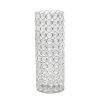 Elipse Crystal and Chrome Decorative Vase