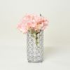 Elipse Crystal and Chrome 6.75 Inch Candle Holder