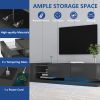 TV Console with Storage Cabinets for 75 inches TV