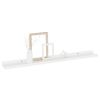 4 Piece 31.5" Wide Wall Shelves with Lip in White