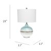 Bayside Horizon Table Lamp with Fabric Shade