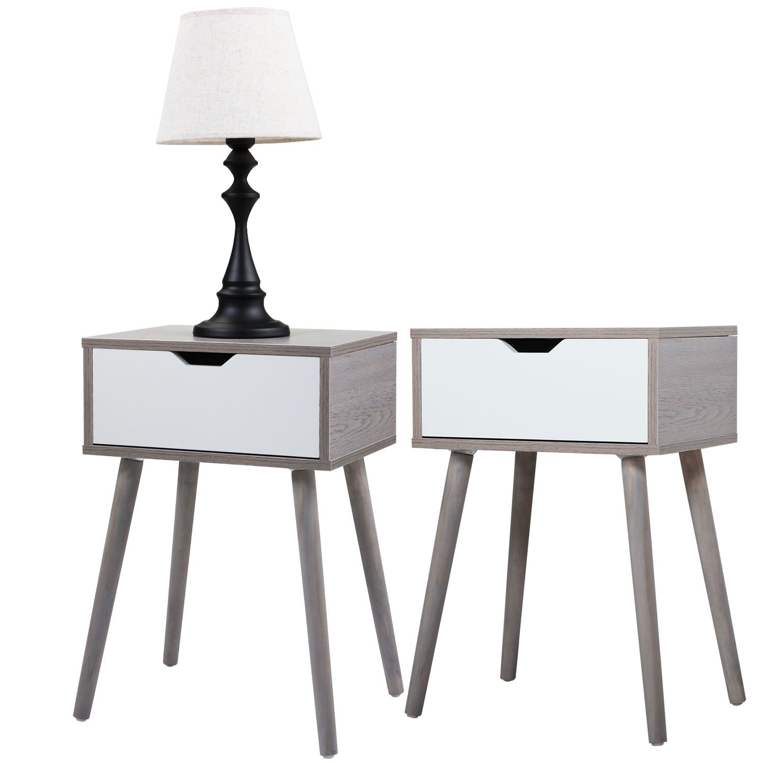 Nightstand, Modern End Table with Drawer, Wooden Side Table for Living Room and Bedroom, Home Furniture Nightstand, Modern End Table with Drawer, Wooden Side Table for Living Room and Bedroom, Home Furniture