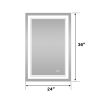 LED Bathroom Vanity Mirror with Anti-Fog & Dimmable Lights